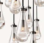 Raindrop Round Chandelier 36" - Cyran Lamps