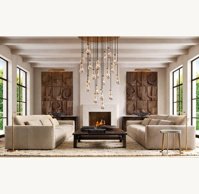 Raindrop Round Chandelier 47" - Cyran Lamps