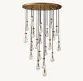 Raindrop Round Chandelier 47" - Cyran Lamps