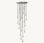 Raindrop Round Chandelier 47" - Cyran Lamps