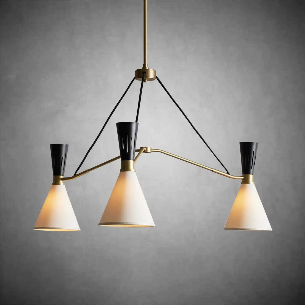 Ramsey 3 - Light Round Chandelier - Cyran Lamps