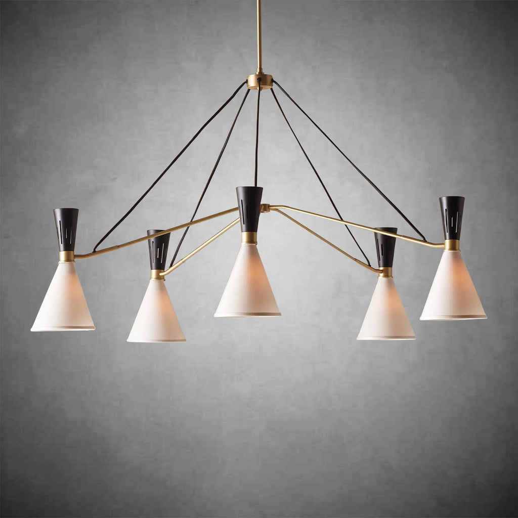 Ramsey 5 - Light Round Chandelier - Cyran Lamps
