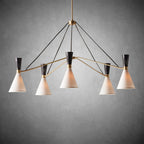 Ramsey 5 - Light Round Chandelier - Cyran Lamps