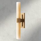 Ravay Milk Glass Linear Sconce - Cyran Lamps
