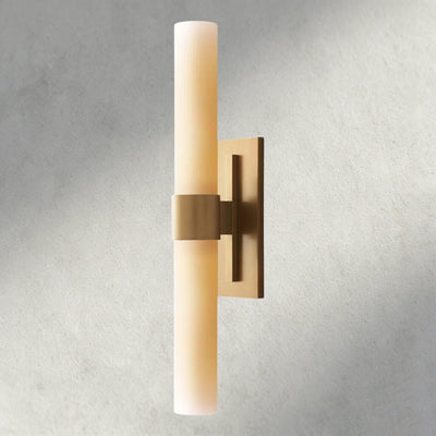 Ravay Milk Glass Linear Sconce - Cyran Lamps