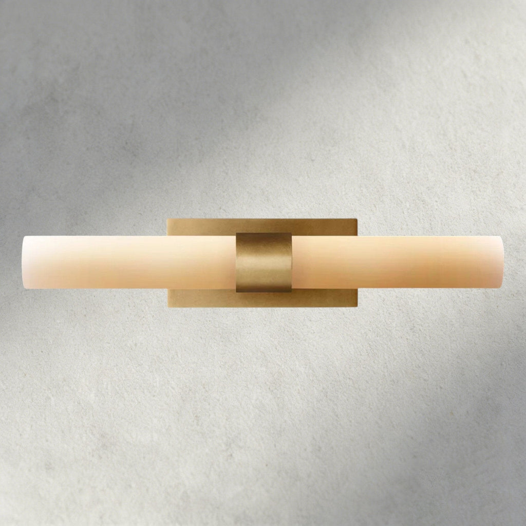 Ravay Milk Glass Linear Sconce - Cyran Lamps