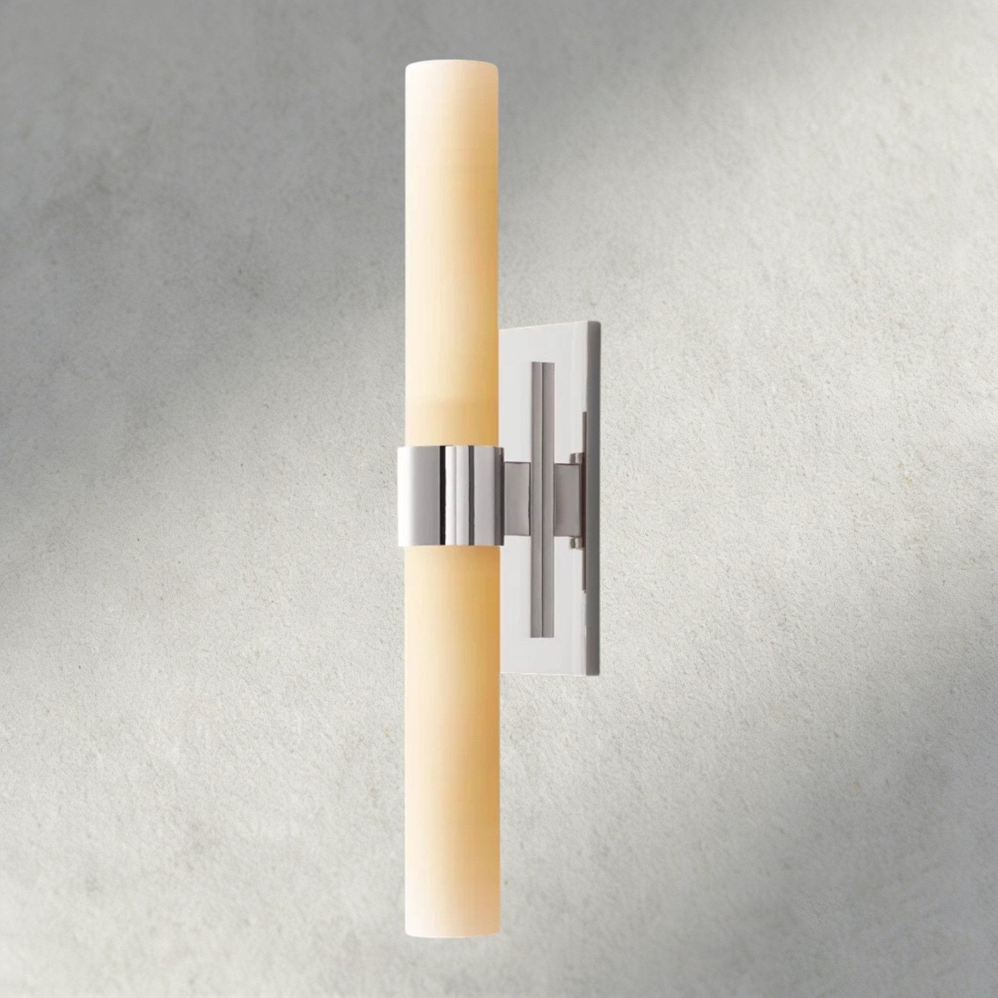 Ravay Milk Glass Linear Sconce - Cyran Lamps