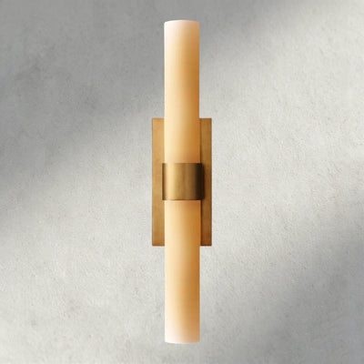 Ravay Milk Glass Linear Sconce - Cyran Lamps