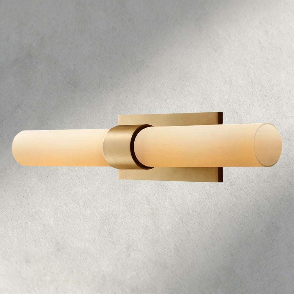 Ravay Milk Glass Linear Sconce - Cyran Lamps