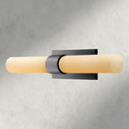 Ravay Milk Glass Linear Sconce - Cyran Lamps