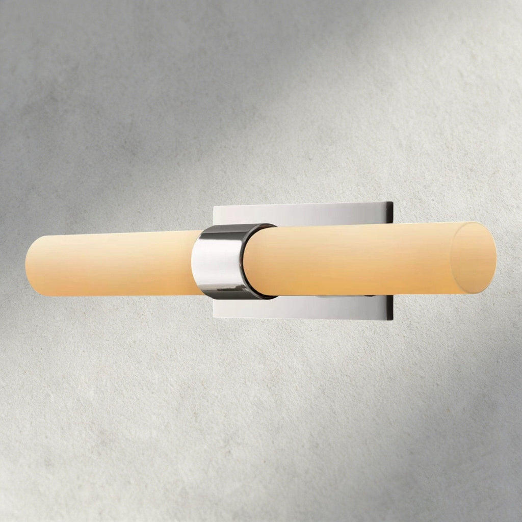 Ravay Milk Glass Linear Sconce - Cyran Lamps