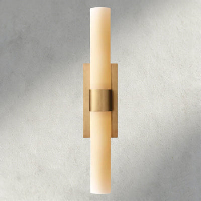 Ravay Milk Glass Linear Sconce - Cyran Lamps