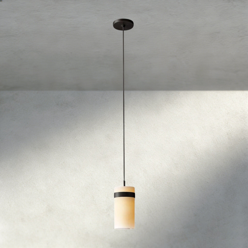 Ravay Milk Glass Pendant 5", 8", 10", 12" - Cyran Lamps