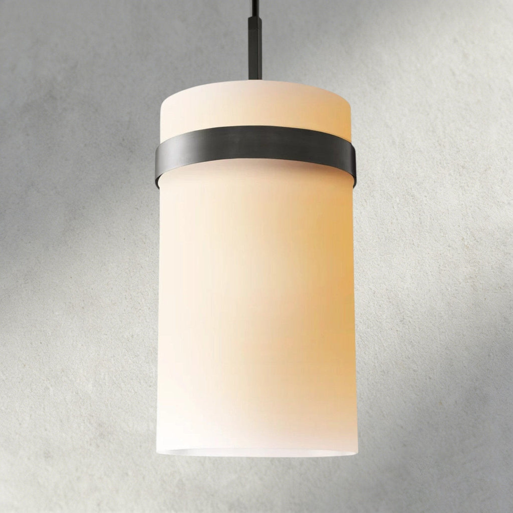 Ravay Milk Glass Pendant 5", 8", 10", 12" - Cyran Lamps