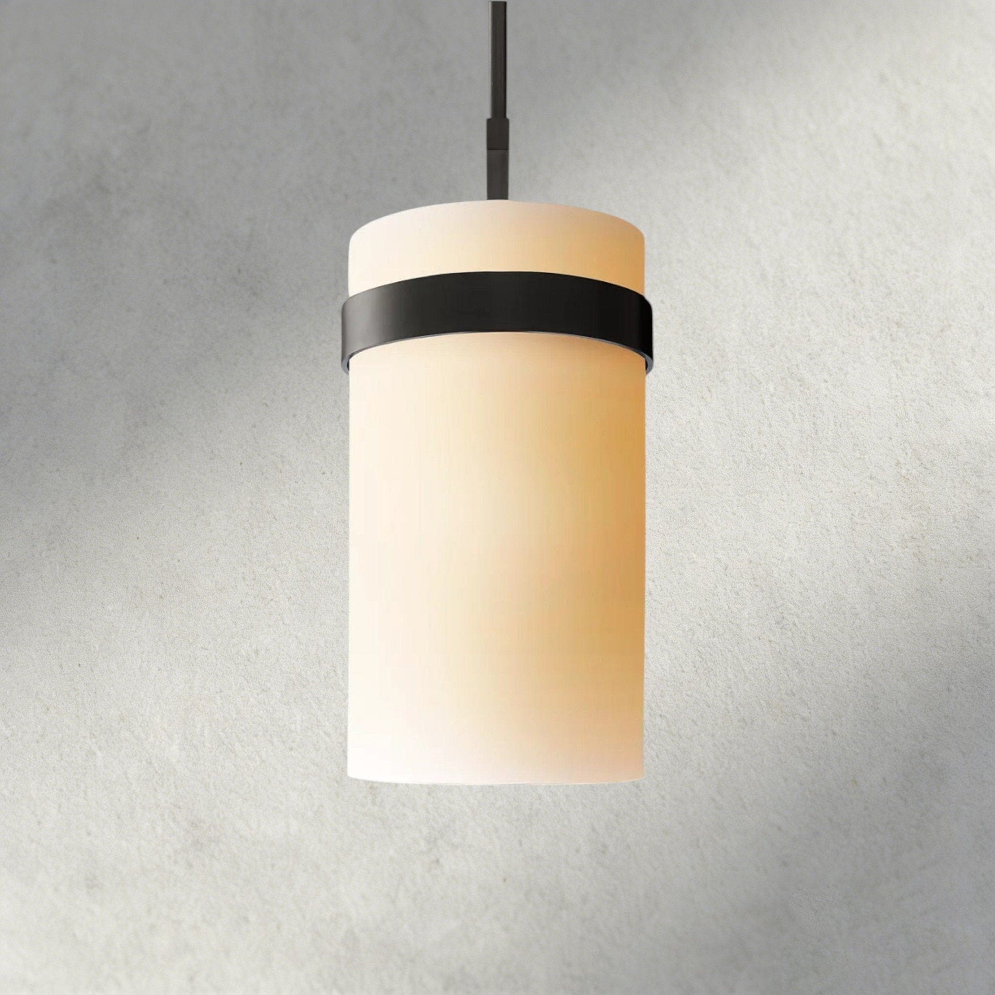 Ravay Milk Glass Pendant 5", 8", 10", 12" - Cyran Lamps