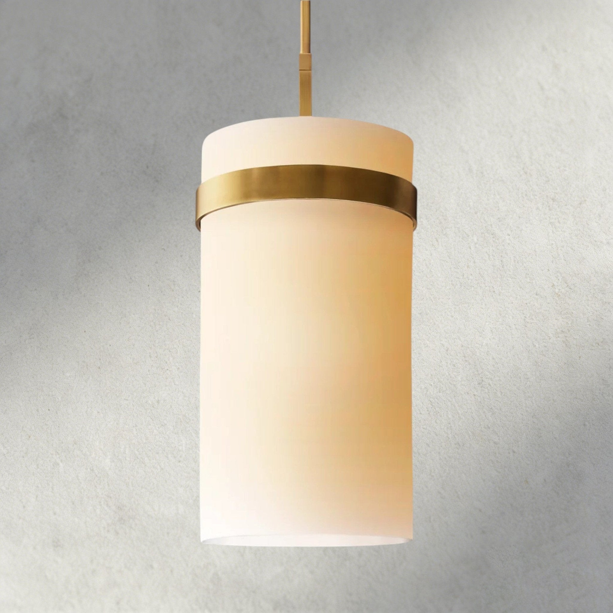 Ravay Milk Glass Pendant 5", 8", 10", 12" - Cyran Lamps