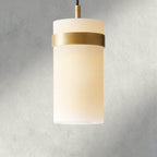 Ravay Milk Glass Pendant 5", 8", 10", 12" - Cyran Lamps