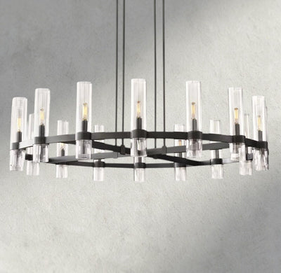 Ravay Round Chandelier 36", 48", 60" - Cyran Lamps