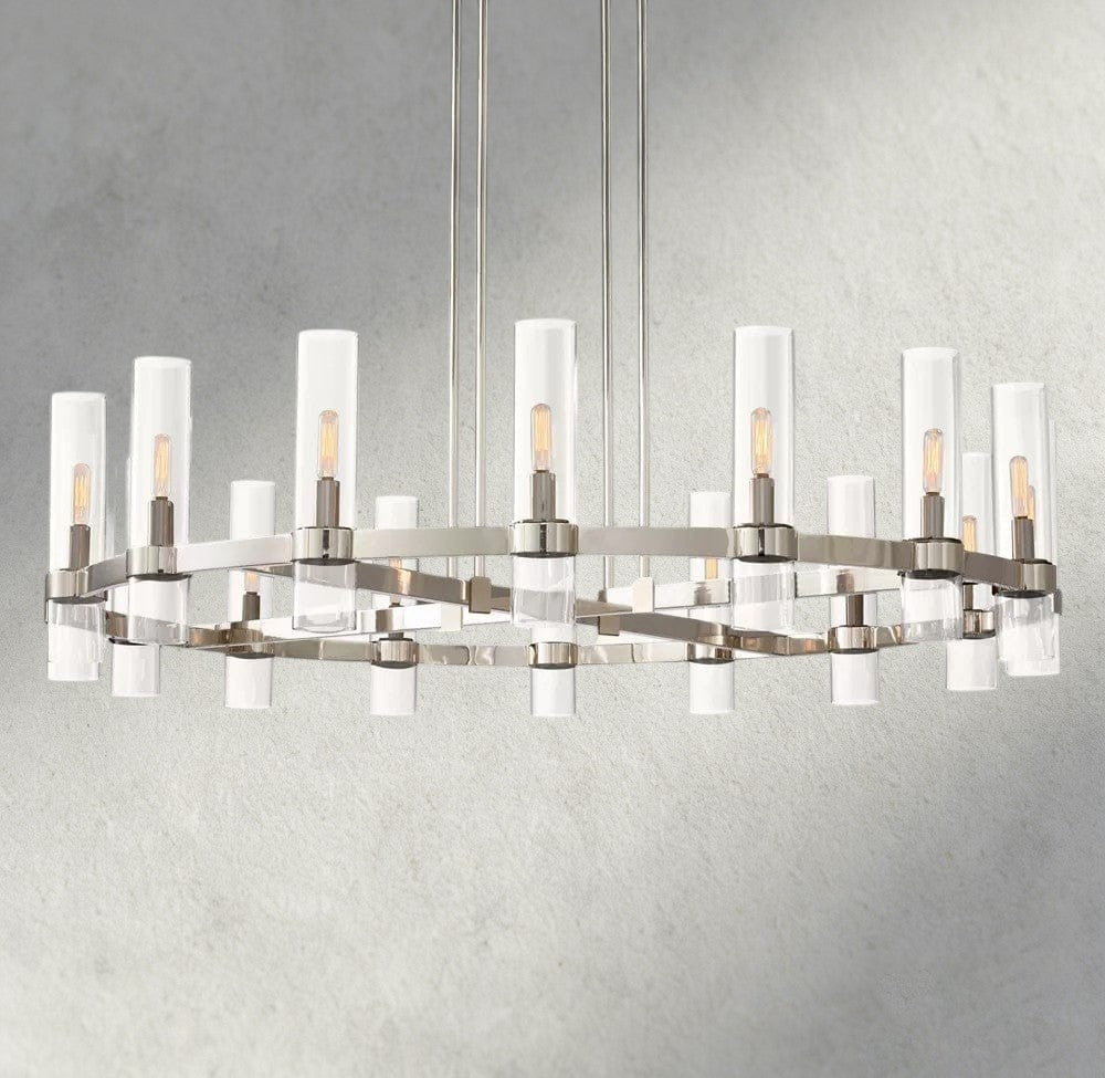 Ravay Round Chandelier 36", 48", 60" - Cyran Lamps