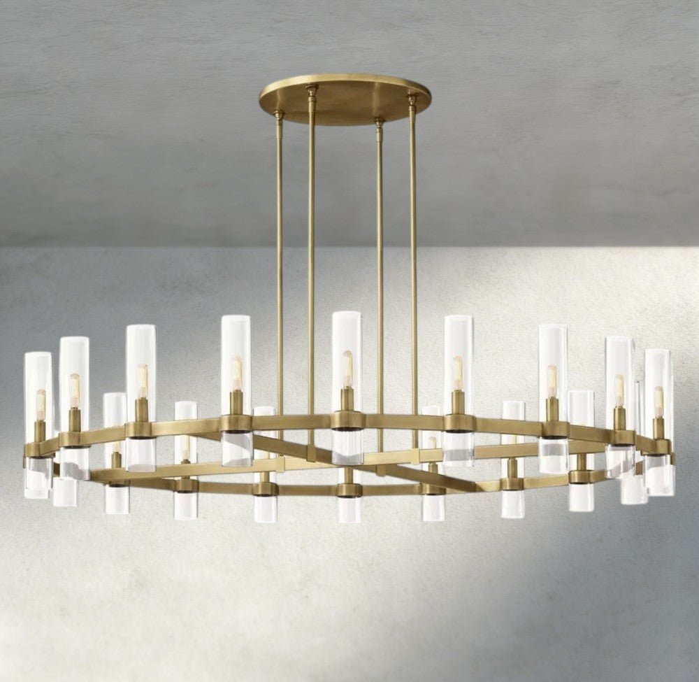 Ravay Round Chandelier 36", 48", 60" - Cyran Lamps
