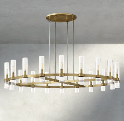 Ravay Round Chandelier 36", 48", 60" - Cyran Lamps