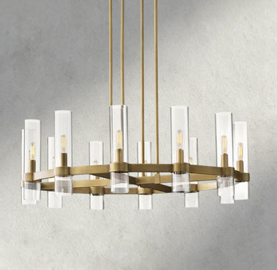 Ravay Round Chandelier 36", 48", 60" - Cyran Lamps