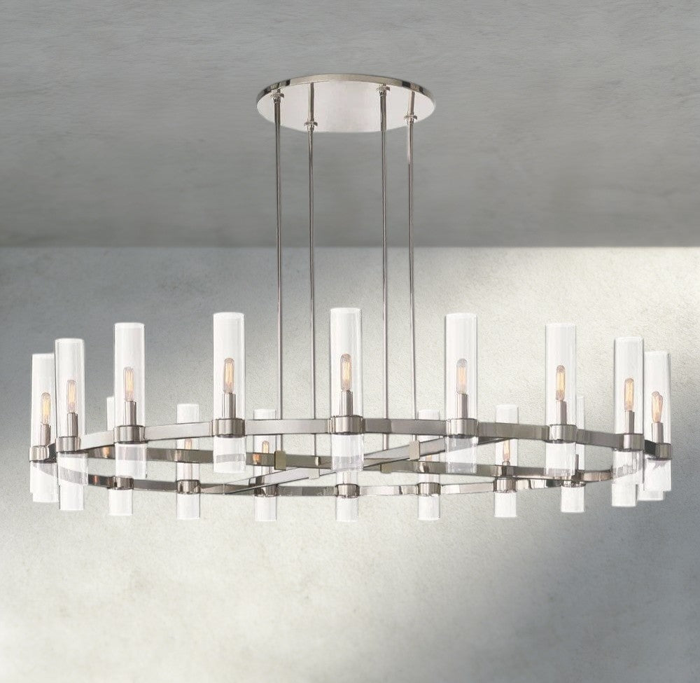 Ravay Round Chandelier 36", 48", 60" - Cyran Lamps