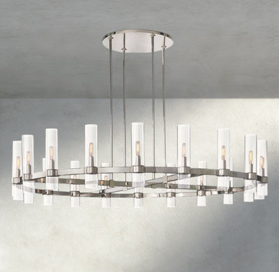 Ravay Round Chandelier 36", 48", 60" - Cyran Lamps