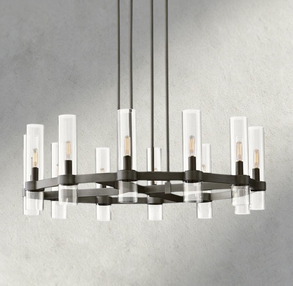 Ravay Round Chandelier 36", 48", 60" - Cyran Lamps