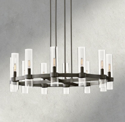 Ravay Round Chandelier 36", 48", 60" - Cyran Lamps