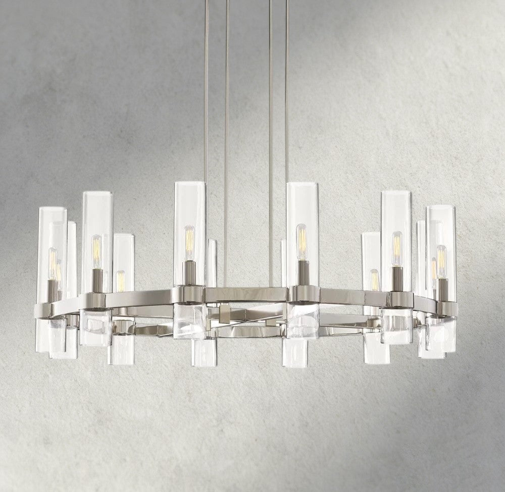 Ravay Round Chandelier 36", 48", 60" - Cyran Lamps
