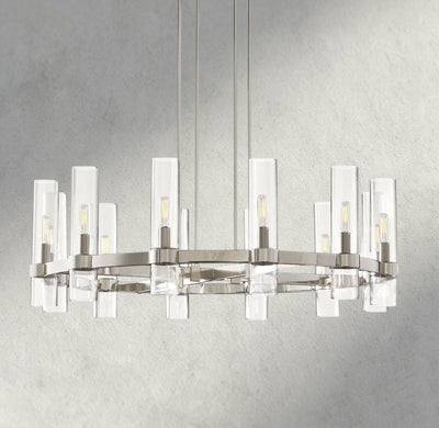 Ravay Round Chandelier 36", 48", 60" - Cyran Lamps
