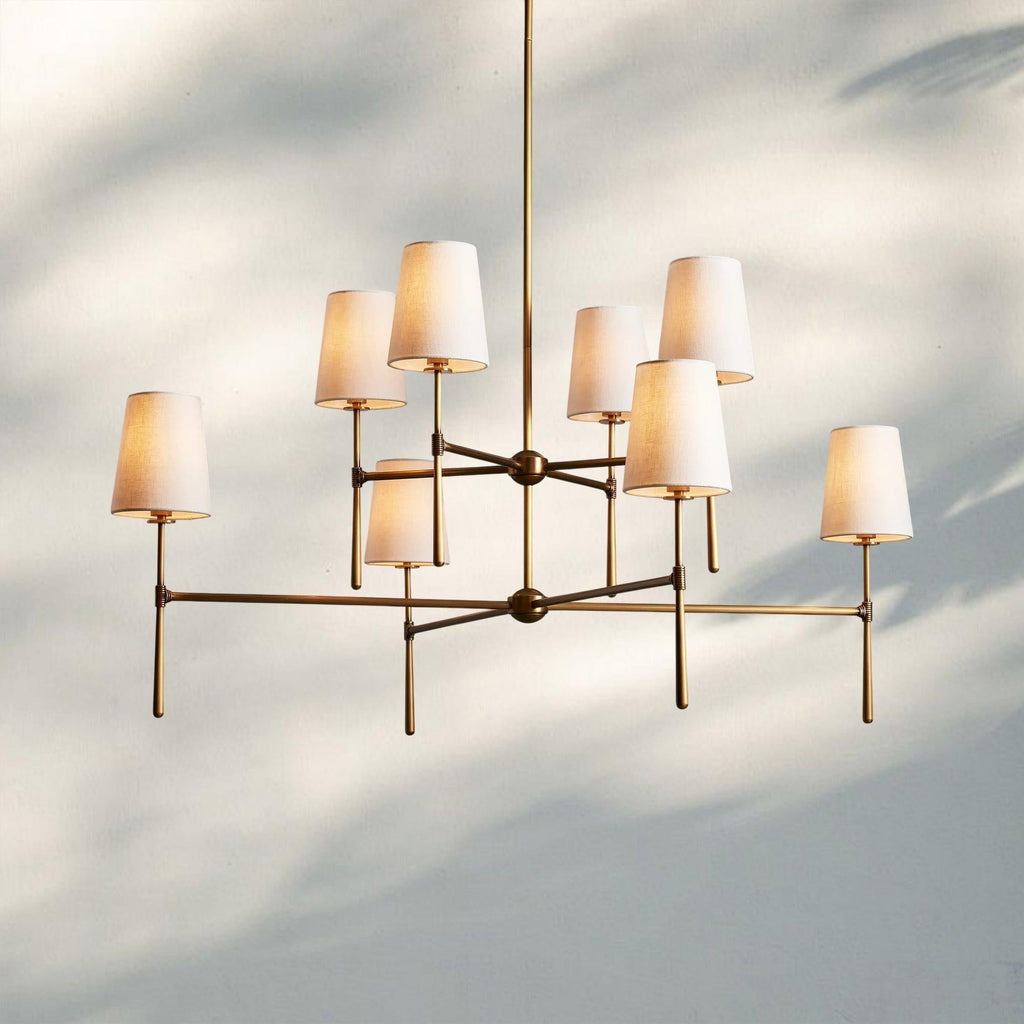 Rhodas 2 - Tier Round Chandelier - Cyran Lamps