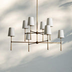 Rhodas 2 - Tier Round Chandelier - Cyran Lamps