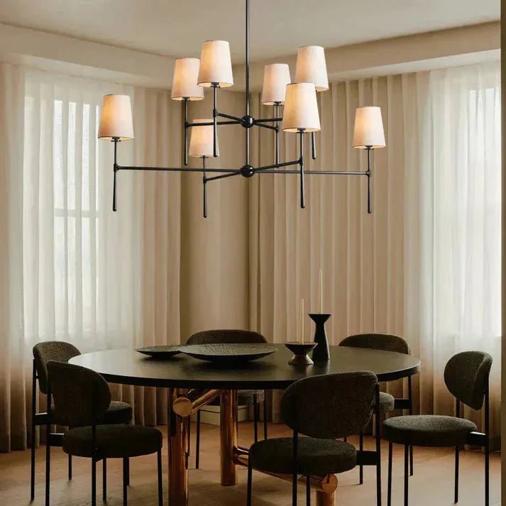 Rhodas 2 - Tier Round Chandelier - Cyran Lamps