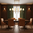 Rhodes Double Linear Chandelier - Cyran Lamps