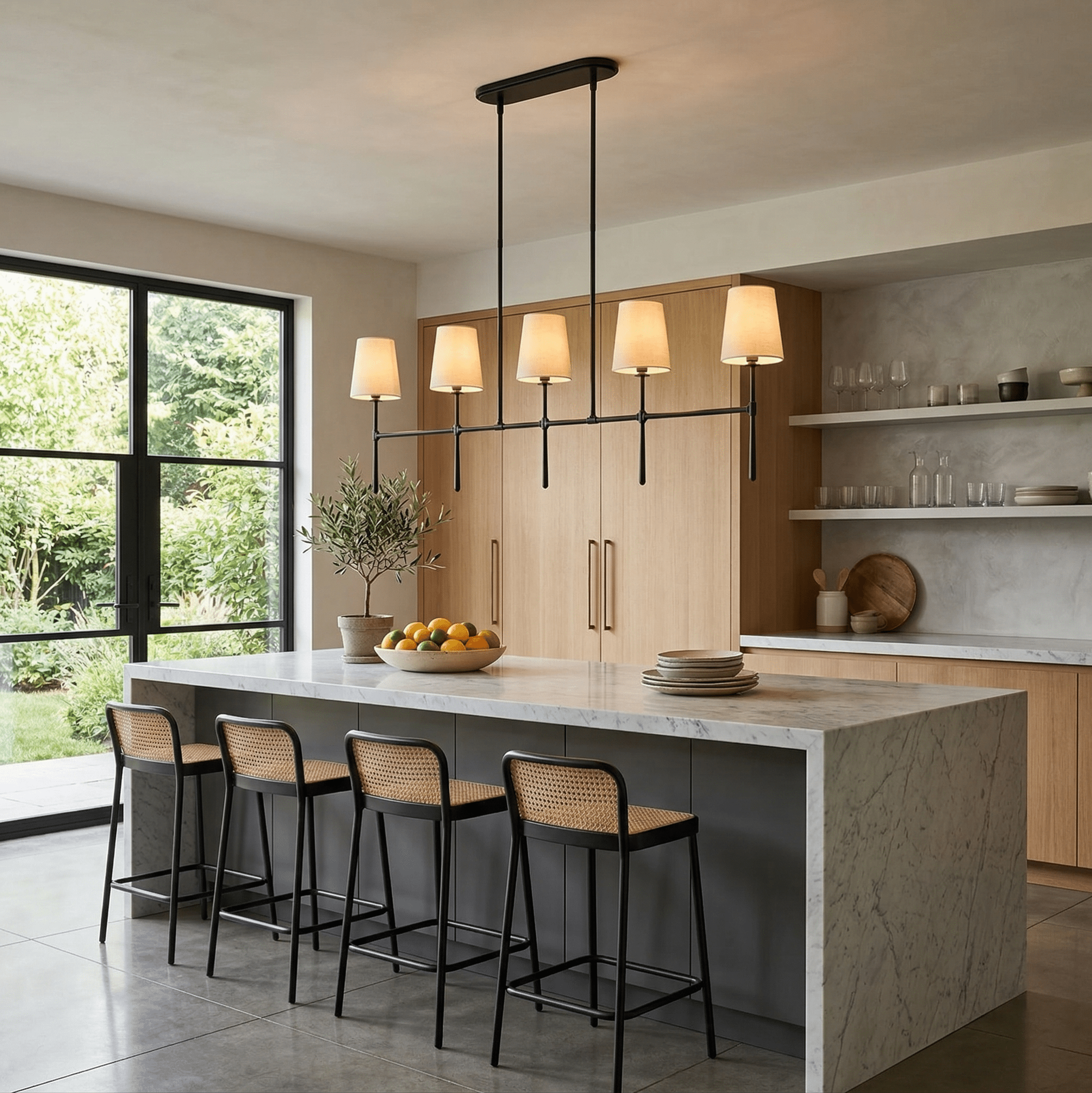 Rhodes Linear Chandelier - Cyran Lamps