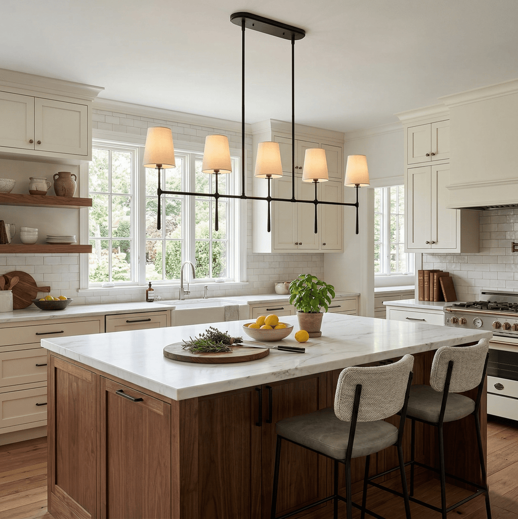 Rhodes Linear Chandelier - Cyran Lamps