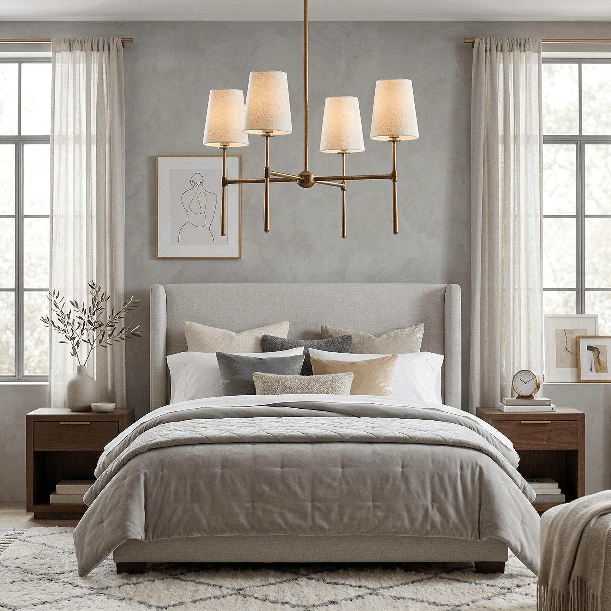 Rhodes Round Chandelier - Cyran Lamps