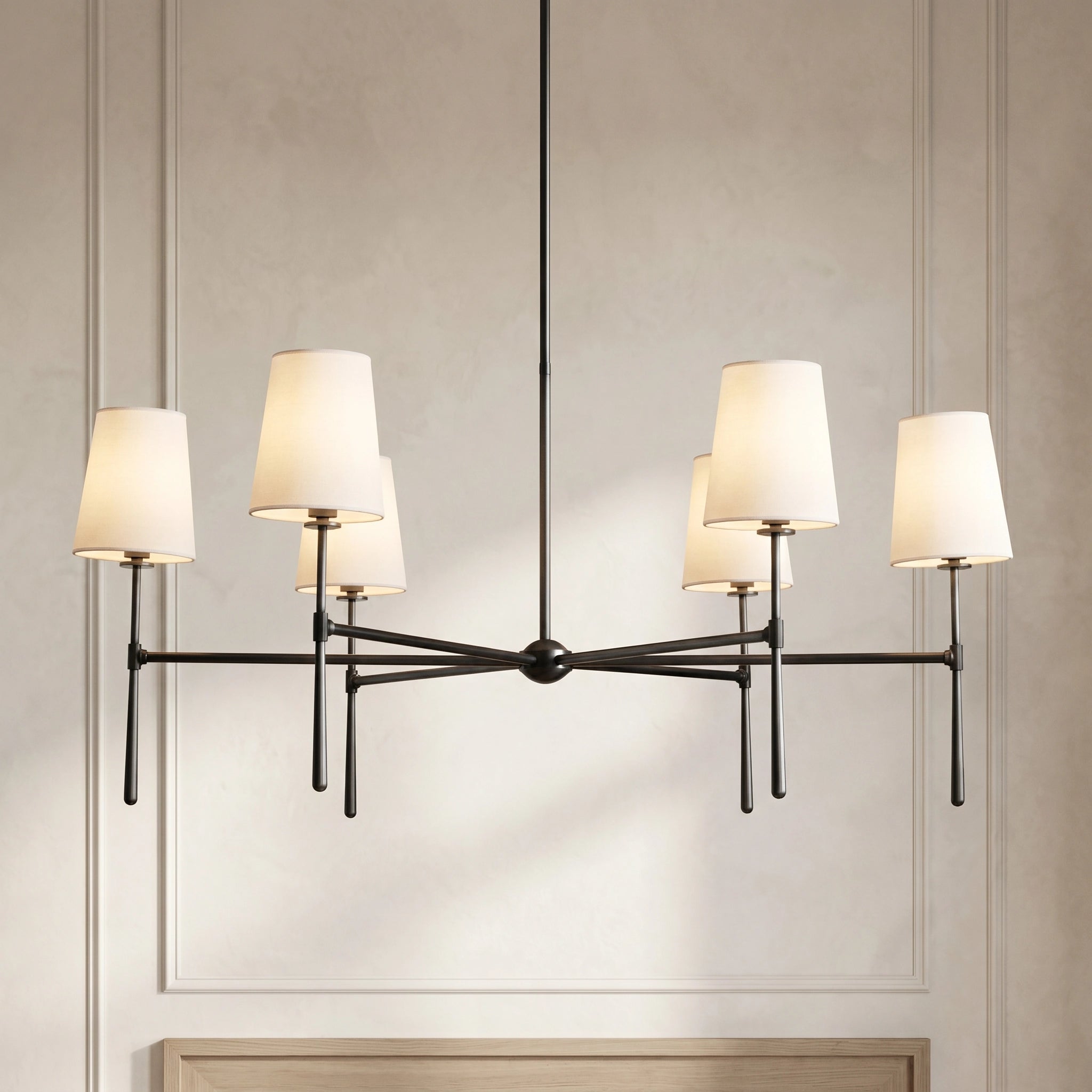Rhodes Round Chandelier - Cyran Lamps