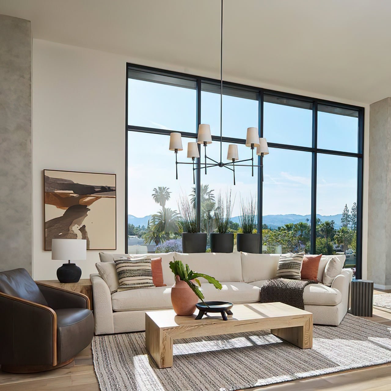 Rhodes Round Chandelier - Cyran Lamps