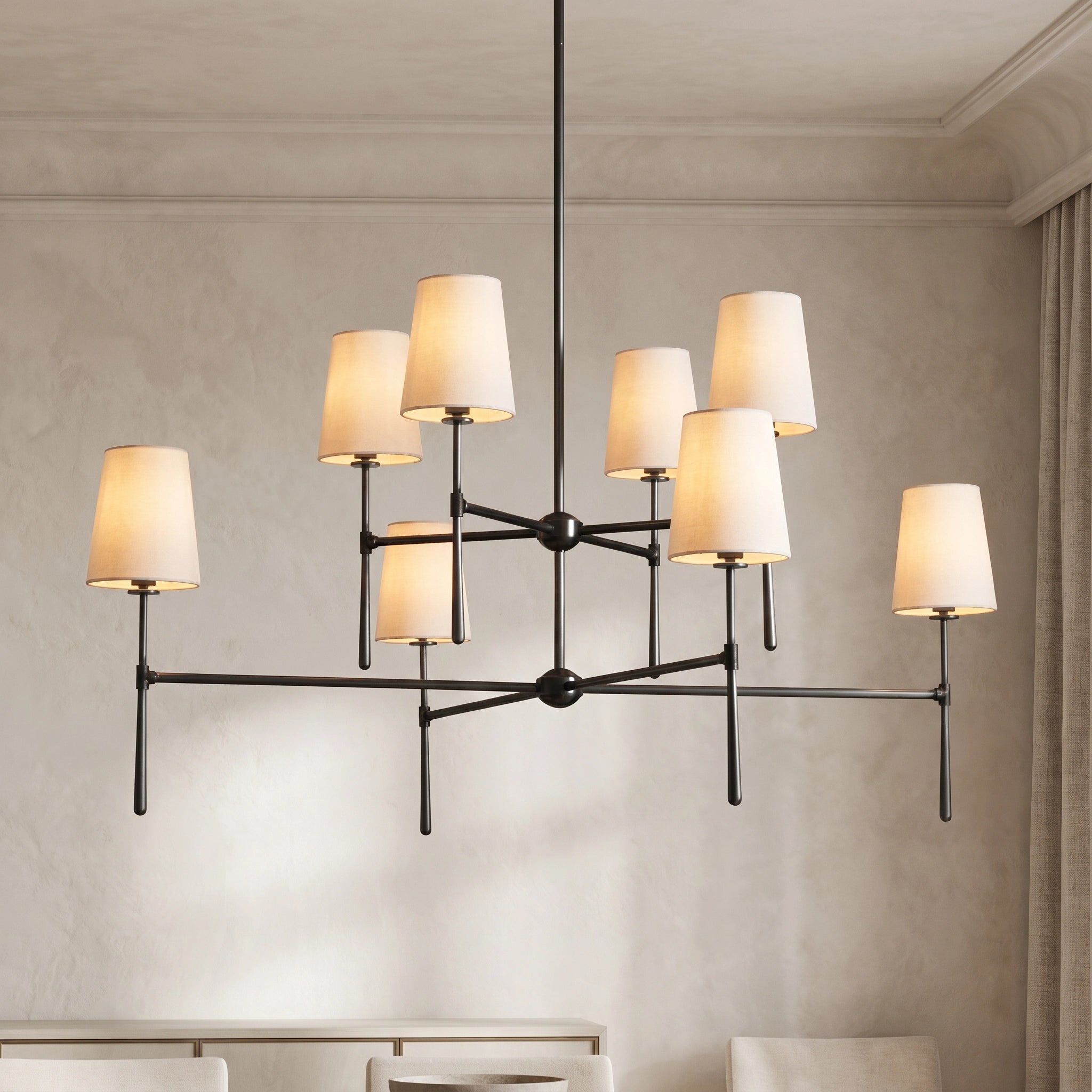 Rhodes Round Chandelier - Cyran Lamps