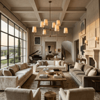 Rhodes Round Chandelier - Cyran Lamps