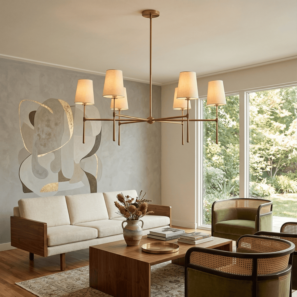 Rhodes Round Chandelier - Cyran Lamps