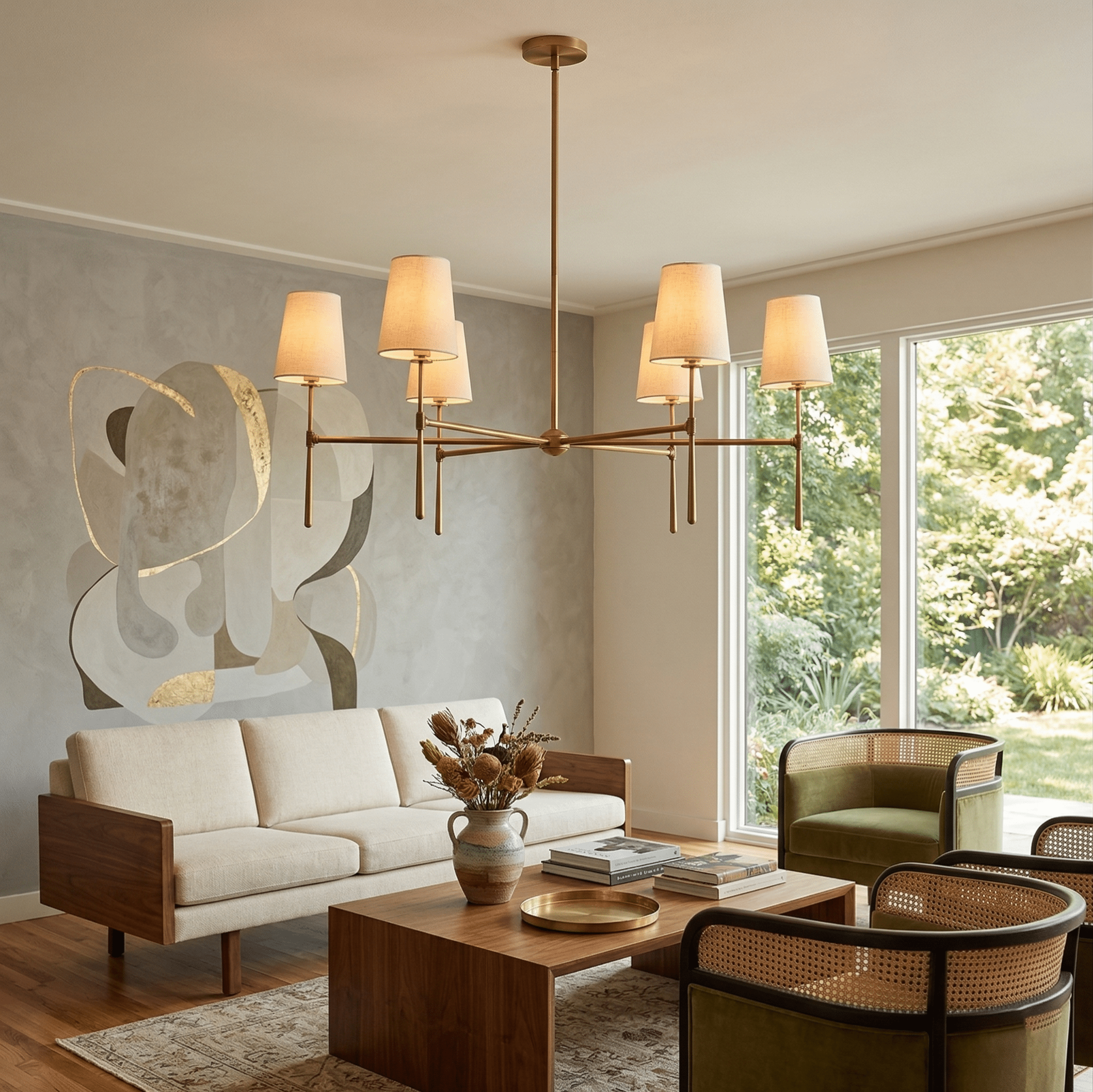 Rhodes Round Chandelier - Cyran Lamps