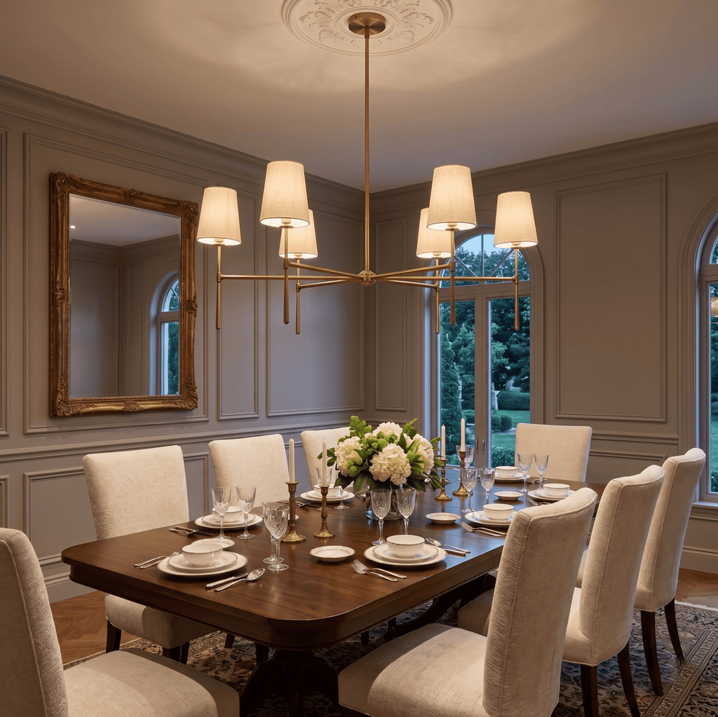 Rhodes Round Chandelier - Cyran Lamps