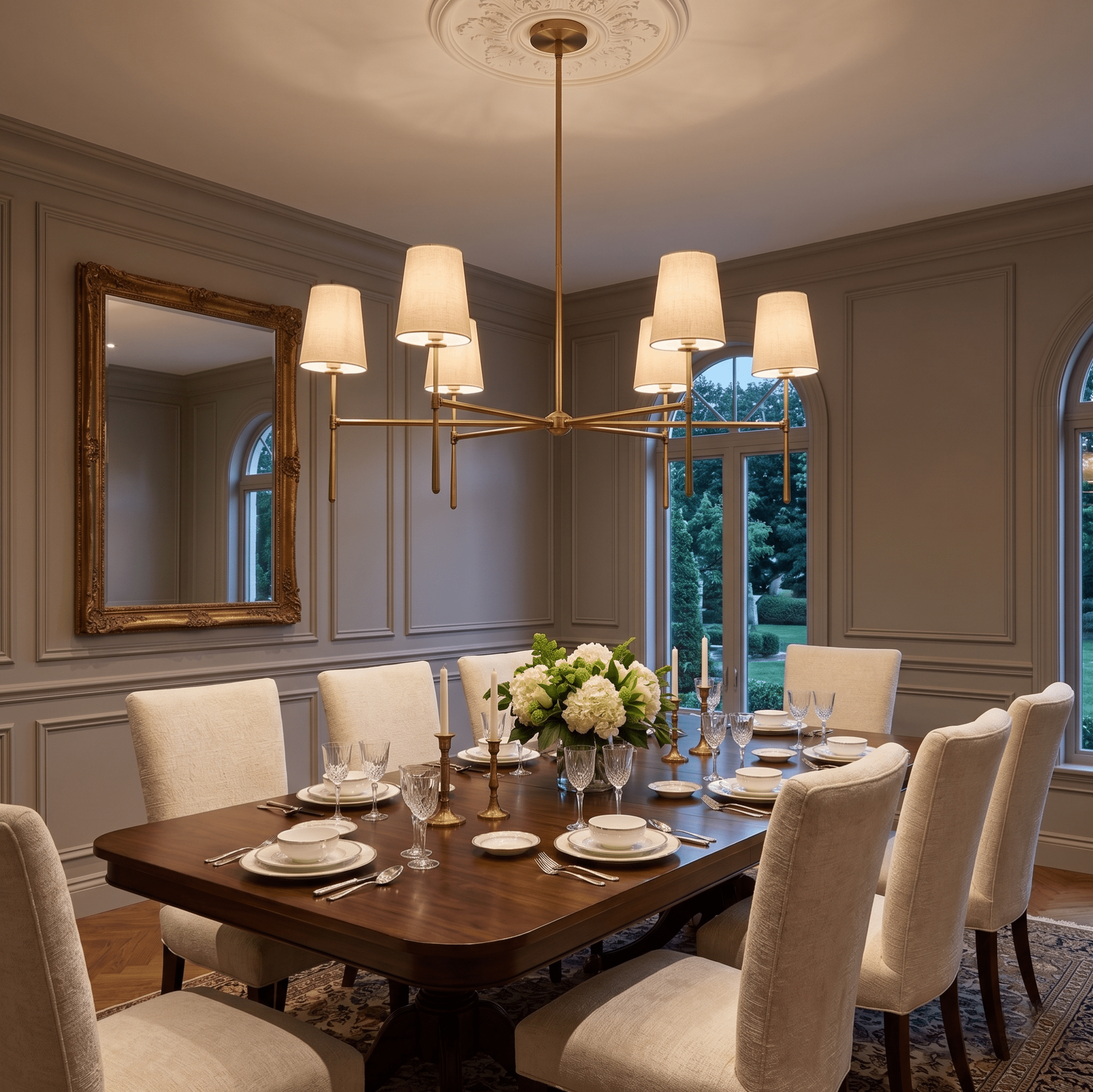 Rhodes Round Chandelier - Cyran Lamps
