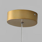 Ring Staircase Chandelier Light Gold LED Ceiling Light - Cyran Lamps