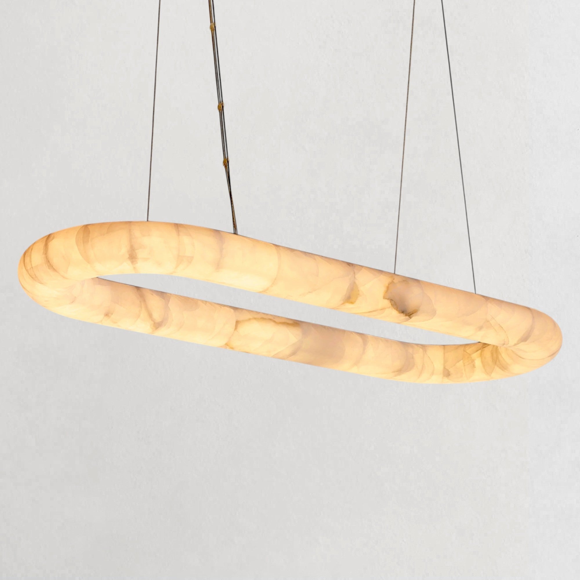 Rivaga Lisse Oval Chandelier - Cyran Lamps