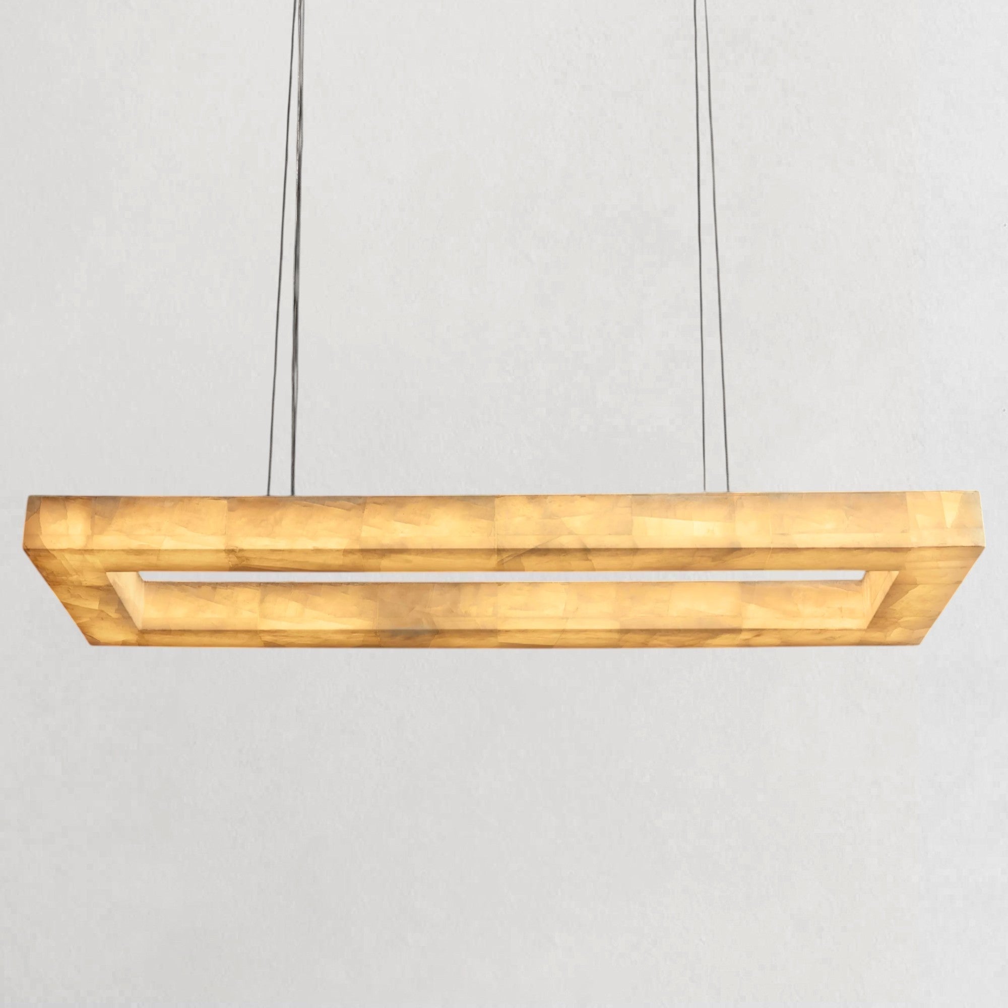 Rivaga Lueur Rectangular Chandelier - Cyran Lamps
